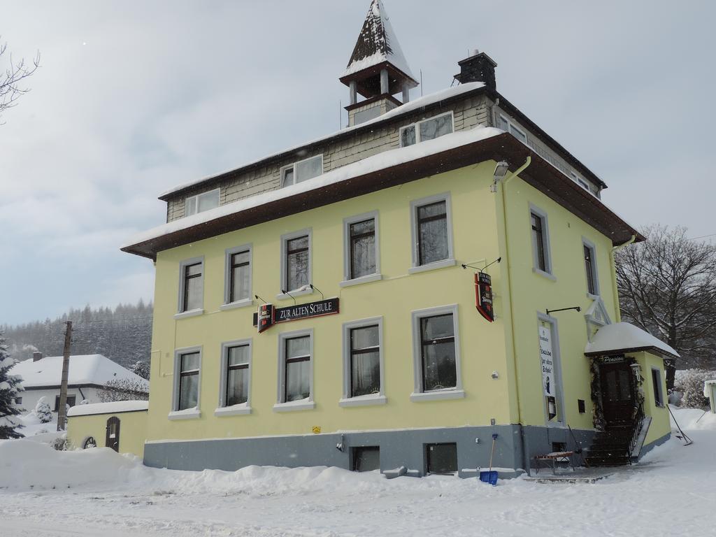 Pension Zur Alten Schule Bärenstein Exterior foto